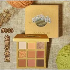 Gogotales Gogo Dance Mousse Paleta de sombras de veludo à prova d'água, não é fácil de borrar, cor da terra, sombra de n