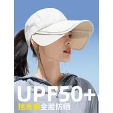 Chapéu de sol ao ar livre golfe protetor solar chapéu de sol feminino verão de aba larga esportes capa rosto cheio vazio