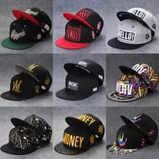 Chapéu de circunferência de cabeça grande masculino quatro estações versão coreana tamanho grande rosto gordo Hip Hop ch