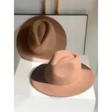 Francês Retro camelo chapéu masculino feminino outono inverno britânico novo estilo aba larga moda Jazz chapéu placa de
