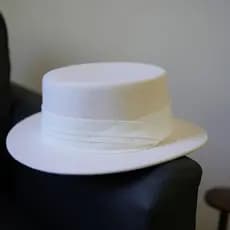Chapéu feminino outono inverno reservado retorno estrangeiro filha chapéu de lã branca moda elegante chapéu de Jazz brit
