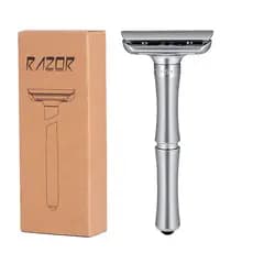 Navalha manual de barbear de segurança masculina, 8 velocidades, ajustável, à moda antiga, corte manual, alemão, antiqua