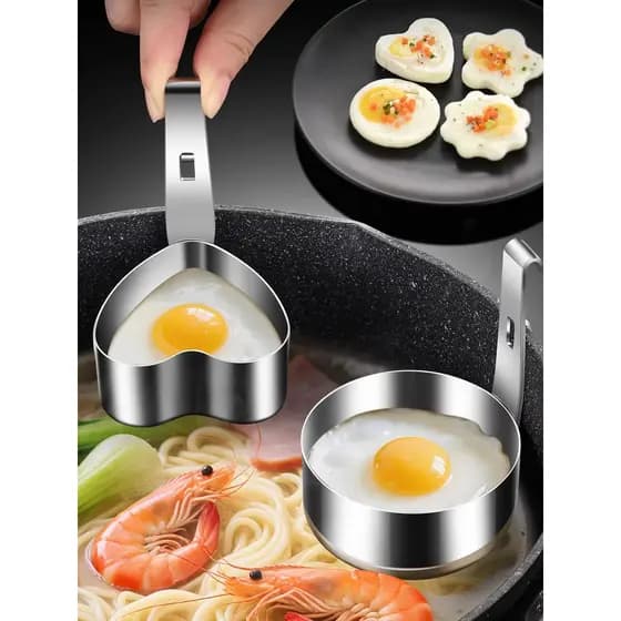 304 aço inoxidável ovo escalfado ferramenta útil molde de ovo cozido café da manhã doméstico frito ovo macio cozido