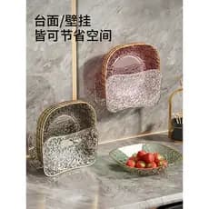 Madors luz luxo transparente quadrado prato de frutas Phnom Penh mesa de café de alto valor lanches domésticos lugar pra