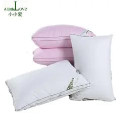 Algodão lavável branco rosa travesseiro núcleo baixo travesseiro médio travesseiro alto hotel hotel Hospital travesseiro