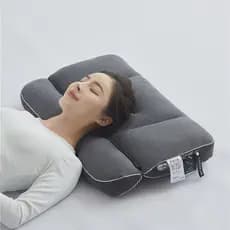 Estilo japonês mangueira pescoço travesseiro bom sono adulto travesseiro de algodão pescoço travesseiro ajuda a dormir m