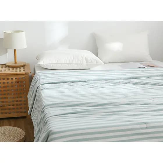 Nu dormir Tianzhu algodão nu dormir ar condicionado colcha de verão crianças estudantes do jardim de infância colcha fin