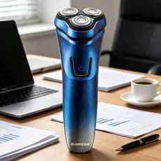 Langwei barbeador elétrico de corpo inteiro lavável barbeador recarregável masculino portátil barbeador elétrico cabeça