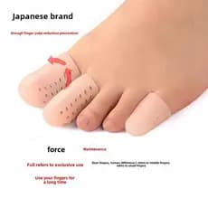Capa protetora resistente ao desgaste do dedo do pé japonês Silicone respirável esportes protetor toe Anti-desgaste gran