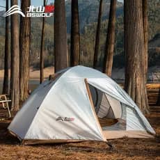 Tenda equipamento ao ar livre portátil único duplo equipamento de acampamento profissional campo acampamento engrossado