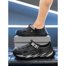 Buraco sapatos estilo masculino verão exterior Wear 2026 novo estilo merda-pisando esportes Anti-deslizamento desodorant