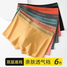 Cueca boxer masculina Plus Size esportes respirável boxer confortável na moda boxer juventude Shorts