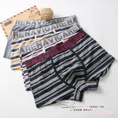 Exportação de comércio exterior pedido Original cuecas Boxer masculinas cintura média puro algodão masculino na moda úni