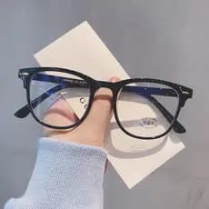 Novo estilo arroz prego Anti-azul óculos de luz feminino High-End sentir ins óculos simples de venda quente simples