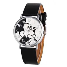 Desejo Cross-Border bonito mouse dos desenhos animados relógio infantil mouse pu cinto moda relógio de quartzo feminino