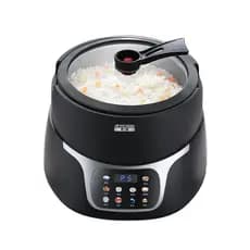 Hemisfério Panela de Arroz Inteligente Doméstica 0 Revestimento Panela de Arroz de Aço Inoxidável Grande Capacidade 6 Pe