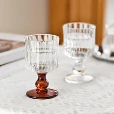 CCKO ''casa Glassware ins Estilo Vidro Médio Antigo Cálice de Vidro Vinho Champanhe Vidro Nicho Retro | Daizhu