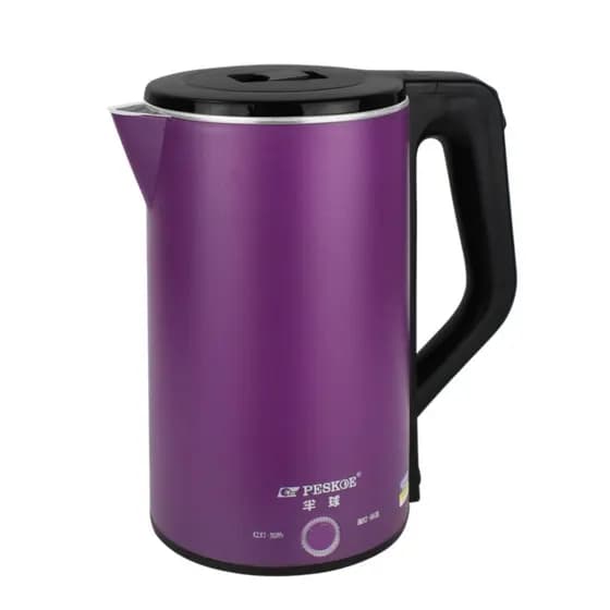 Chaleira elétrica 304 aço inoxidável doméstico de grande capacidade chaleira térmica integrada Ket