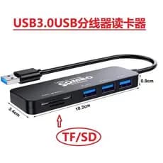 Leitor de cartão usb usb tudo-em-um Universal cartão SD TF USB3.0 divisor usb de alta velocidade hub leitor de cartão de
