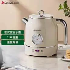 Z Zhigao Retro Chaleira Novo Estilo Chaleira Elétrica Doméstica Portátil Isolamento Térmico Grande Capacidade Elétrica K