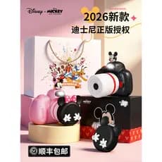 Disney genuíno crianças câmera Digital foto brinquedo HD Pixel vídeo gravável 2026 novo presente de aniversário