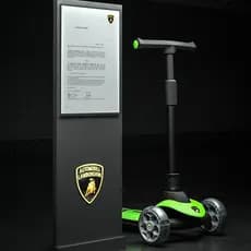 Lamborghini Scooter Crianças Dois em Um Genuíno Co-Marca 1-3 Anos 6 Bebê 12 Meninos Meninas Scooter