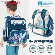 Ultraman saco de escola primária proteção cume estilo engrossado crianças mochila estilo Campus leve das mulheres dos ho
