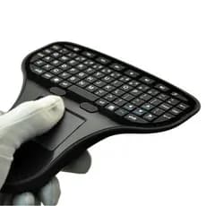 Mouse sem fio teclado computador TV Mini teclado sem fio Kit integrado ar voando mouse toque controle remoto