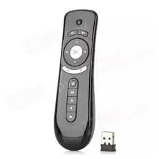 Frete grátis mouse voador T2 Air 2.4G Android controle remoto somatossensorial alça mouse sem fio