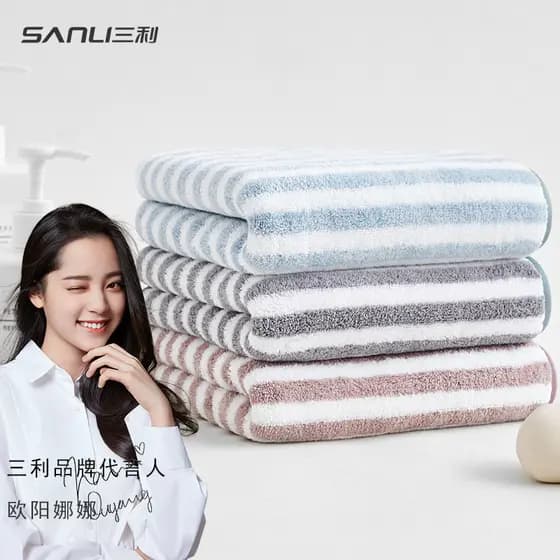 [Novo produto] Fabricante de toalhas Sanli Toalha de lã Coral Toalha de rosto absorvente macia para adultos Toalha de ro
