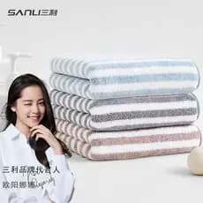 [Novo produto] Fabricante de toalhas Sanli Toalha de lã Coral Toalha de rosto absorvente macia para adultos Toalha de ro