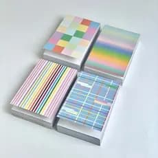M5 bloco de notas 120 folhas página interna nota tijolo manual Material cor fresco bloco de notas rasgável não pegajoso