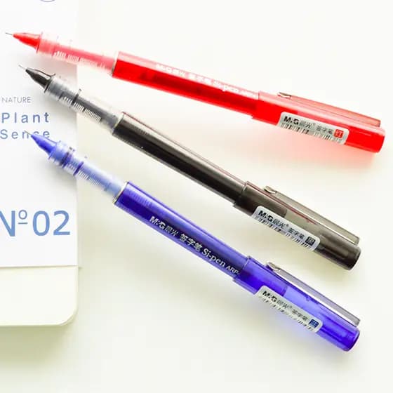 Frete grátis caneta Gel líquido Chenguang 0.5mm seringa caneta reta líquida caneta tinteiro Yipin assinatura caneta ARP4
