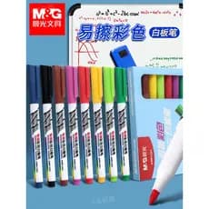 Caneta colorida para quadro branco Chenguang Caneta para quadro negro apagável à base de água Prancheta de desenho apagá
