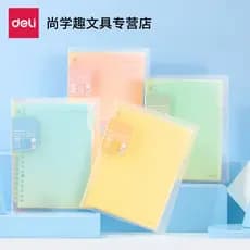 Bloco de notas destacável para caderno de folhas soltas transparente A5 espessado eficaz Estudantes universitários simpl
