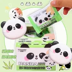 Multifuncional Panda flor dos desenhos animados borracha estudantes do ensino fundamental borracha crianças presente mag