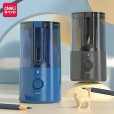 Deli VA8-1 Apontador de Lápis Automático Inteligente Avançado e Retiro Espessura Ajustável Lápis Recarregável