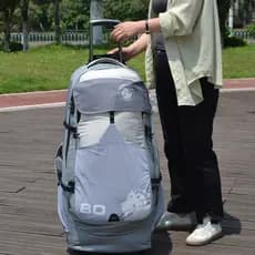Super mala 140cm 127cm carrinho mochila lona trole caso 2 rodas bagagem Oxford pano montanhismo saco