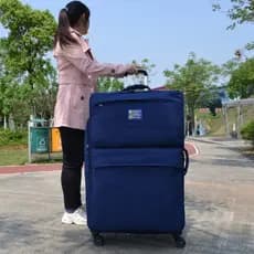 Extra grande 107cm trole caso roda Universal bagagem de viagem 67cm Ultra-leve Check-In bagagem 100cm no exterior