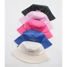 Primavera outono simples carta balde chapéu moda europeu americano novo estilo cetim brilhante bacia chapéu ao ar livre