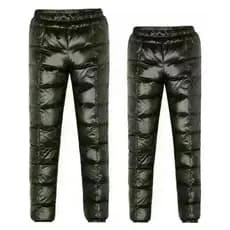 Calças de algodão Leggings acolchoadas de três camadas calças de inverno femininas Plus Size engrossado Mineral à prova