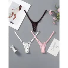 Novo estilo de fenda alta profunda v tanga roupa interior feminina europeu americano em forma de v cintura baixa em form