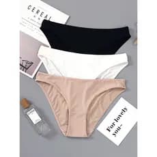 Novo estilo meio pacote nádegas roupa interior feminina cuecas de comércio exterior leve macio sedoso não-clipe bunda