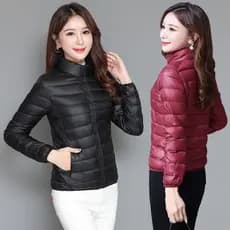 [Estilo curto] Novo estilo jaqueta acolchoada de algodão jaqueta feminina inverno jaqueta acolchoada de algodão feminina