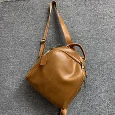 Mochila de couro macio novo produto All-Match moda saco de couro genuíno primeira camada versão coreana Retro Unisex moc