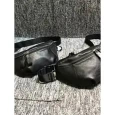 Bolsa feminina de couro genuíno versão coreana rua All-Match estilo primeira camada de couro unissex bolsa de ombro bols