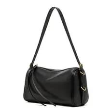 Primeira camada vegetal curtido couro travesseiro saco feminino axilas saco 2025 novo estilo de couro genuíno bolsa femi