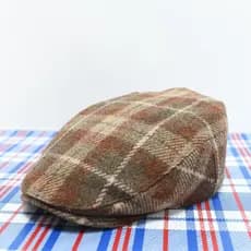 Nicho comércio exterior cauda ordem outono inverno das mulheres dos homens lã pura boné de pico Tweed frente boné Melade