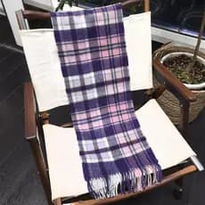 Pedido de exportação Reino Unido Scottish Edinburgh Lã Xadrez Cachecol Feminino Outono Inverno JK Babador Xadrez All-Mat