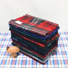 Pedido final de comércio exterior reino unido escocês Edinburgh lenço xadrez de lã pura masculino feminino outono invern